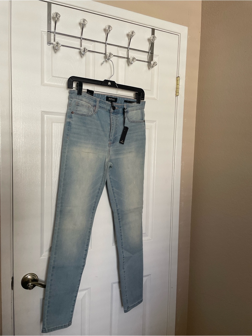 Buffalo David Bitton Light Blue High-Rise Skinny Jeans
